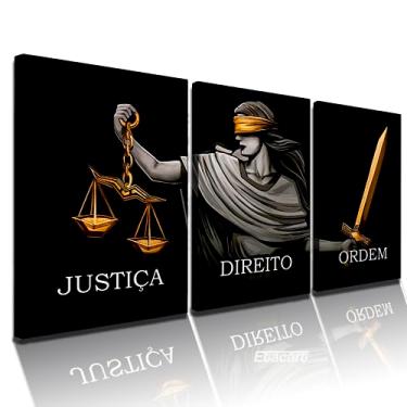 Imagem de Quadro Decorativo Justiça Direito Ordem Luxo Sala Quarto Hall