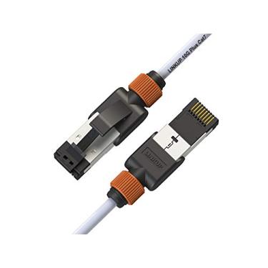 Imagem de LINKUP - [Testado com Versiv CableAnalyzer] Cabo Ethernet Cat7 - 3 pés (pacote com 12) 10G RJ45 S/FTP blindado duplo | Jogo de roteador de switch LAN de Internet de rede | Alta velocidade | 30AWG
