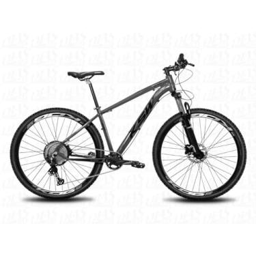 Imagem de Bicicleta KSW XLT 100 Aro 29 Em Aluminio 1x12v com Freios Hidraulicos e Suspensão de 100mm de cursor com Trava,21,Grafite Preto