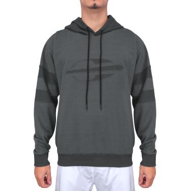 Imagem de Blusão Mormaii de Moletom Impulse com Capuz Chumbo-Masculino