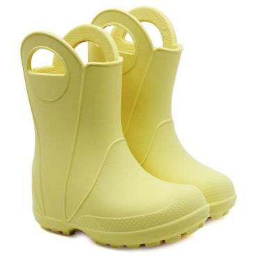 Imagem de Galocha Kids Basics Amarelo Pannacotta 22.047 - Plugt, 27/28