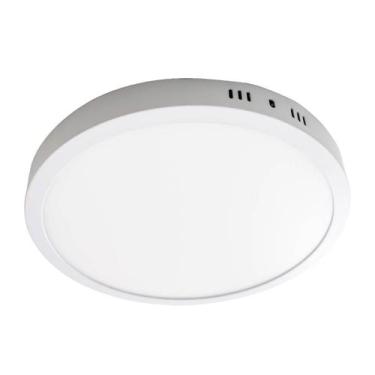 Imagem de Painel Plafon LED 24w Sobrepor Redondo Branco Frio St1873 - Avant