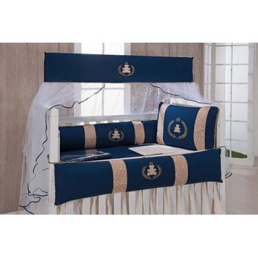 Imagem de Kit Berço Americano Menino 10pçs 100% Algodão Ursinho Ted - Lovely Dec