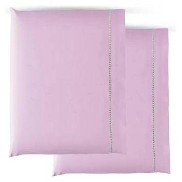 Imagem de Capa de Travesseiro Ponto Palito Fronha Com Vira 2 Peças Toque Macio V