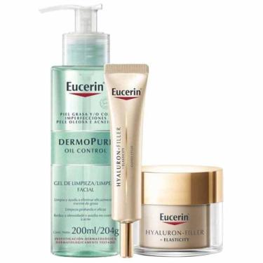 Imagem de Eucerin Kit - Gel de Limpeza + Creme Anti-idade Olhos + Creme Anti-Rug