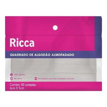 Imagem de Algodão Ricca Quadradinho Almofadado C/80 Unidades
