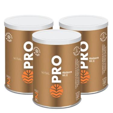 Imagem de 3x Vital Pro Ômega 6 9 Óleo De Abóbora Vit. E 120 Cápsulas - Vital Âtm