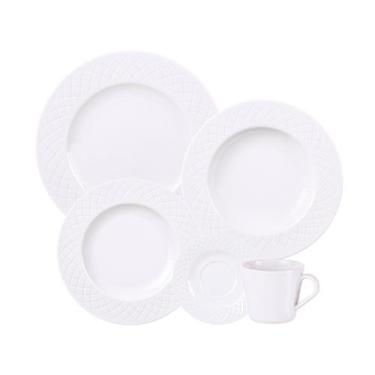 Imagem de Aparelho Jantar Tramontina Ingrid Porcelana Decorada 30 Peças