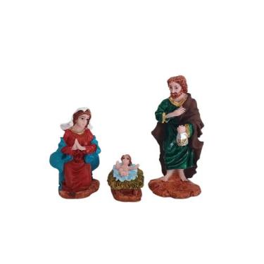 Imagem de Imagem da Santa Sagrada Família de Nazaré 7cm resina - R&S