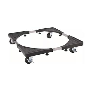 Imagem de Suporte de Geladeira/Freezer/Máquina de Lava Regulável com Rodinhas