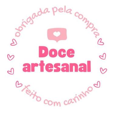 Imagem de 50 Adesivos Personalizados 4x4 Com Recorte Confeitaria Doces 01 - Cane