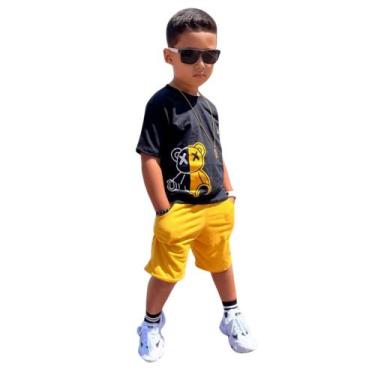 Imagem de Roupa Infantil Conjunto Masculino Moda Bloqueirinho - Ikaros Kids, Urs