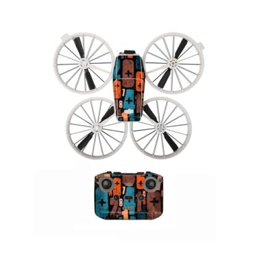 Imagem de CAPART Adesivo removível para DJI Flip e DJI RC-N3 Controller, adesivos decorativos sem bolhas (número RC-N3)