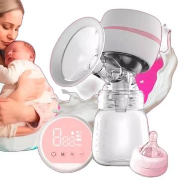 Imagem de Tira Leite Elétrico Materno Bomba Digital Usb 180Ml Sucção - Laurus