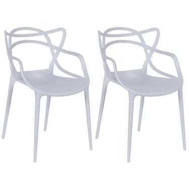 Imagem de Kit 2 Cadeiras Allegra - Cinza