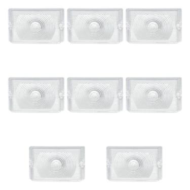 Imagem de Lente Lanterna Lateral Caminhão Carreta Bau Kit 8 Pçs Gf30