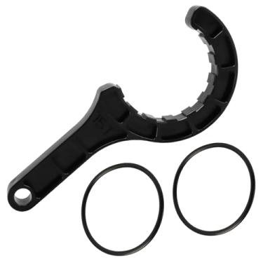 Imagem de RUHUALIFE Chave de ferramentas de piscina com clorador de água salgada atualizada, chave de célula de sal de piscina com 2 anéis de vedação compatíveis com Hayward GLX-Cell 5 cm Union 15 pads