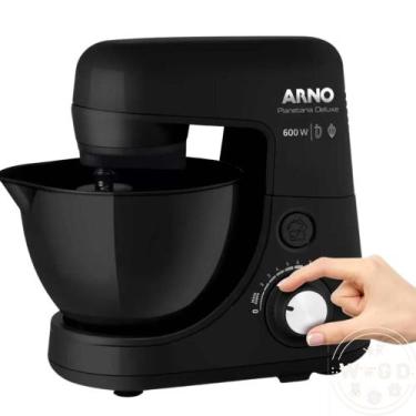 Imagem de Batedeira Planetária Arno Nova Deluxe 600w 2 Batedores 8 Velocidades 4