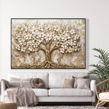 Imagem de Quadro decorativo árvore da vida fundo com textura - MeMoldura, Moldur