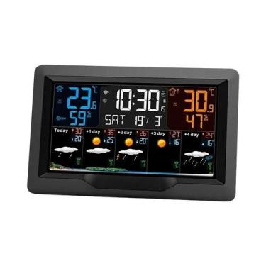 Imagem de Tela Colorida Tuya WIFI Estação Meteorológica Inteligente Controle Por