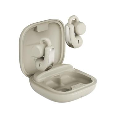 Imagem de Fone de Ouvido Bluetooth Basike, Fone sem fio Bluetooth 5.3 com clipe, Condução Óssea, Cancelamento de Ruído, IPX5, Reprodução 28 Horas, Compatível com iOS, Android para Corrida e Fitness (Areia)