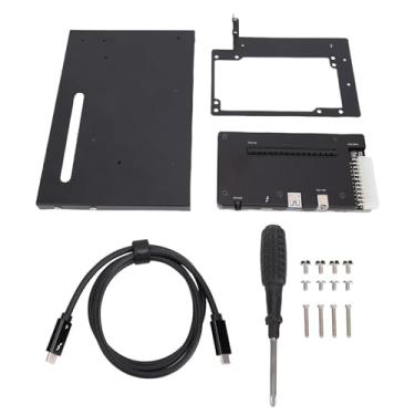 Imagem de Zopsc EGPU Dock para Thunderbolt 3 4, Estação de Doca de GPU Externa Com Suporte SFX, Conector USB 4.0 ATX 24pin, Slot Pcie 16x, Docks de Placas Gráficas para Edição de Vídeo,