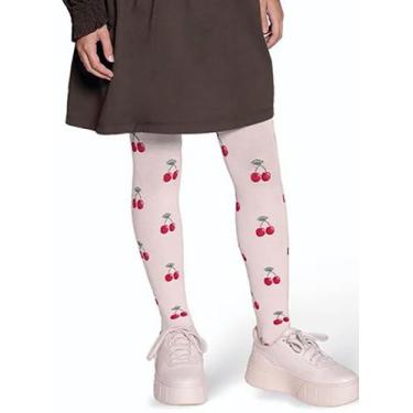 Imagem de Meia-Calça Infantil Selene 9560-002 Fio 80 Estampada Algodão T. P/G, M