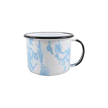 Imagem de Caneca 12 Esmaltado Marmorizado Azul Claro 1100 ml - Ewel