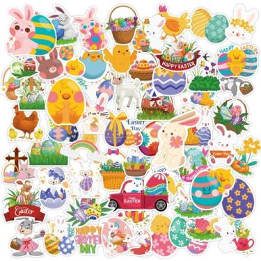 Imagem de Adesivos OHOME Easter 120 peças para crianças e cestas de Páscoa