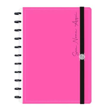 Imagem de Caderno de Disco Inteligente Personalizado Iscool G Solid Fluor Pink