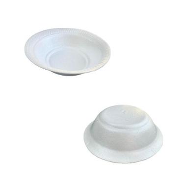 Imagem de Prato Pratinho Cumbuca Tigela Isopor Fundo 200ml Kit 200un - Mor