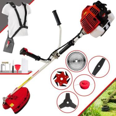 Imagem de Roçadeira Aparador de Grama À Gasolina Kawashima KW52L 52cc 2,5HP 10.0