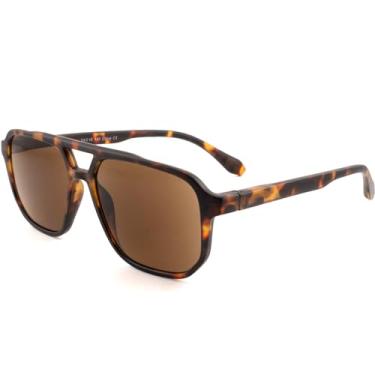 Imagem de SOPHILY Óculos de sol Square Reader para homens e mulheres, lente dupla piloto, óculos de leitura de sol UV400 para dirigir ao ar livre, armação de tartaruga + lente marrom, + 1,75