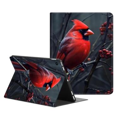 Imagem de Compatível com Apple iPad Air 5ª geração (2022)/Air 4ª geração (2020) 10,9 polegadas Slim Folio Capa protetora com suporte, Northern Cardinal