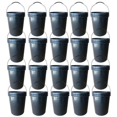 Imagem de Balde 16L Para Pintura Alça Plástica - 20 Pçs