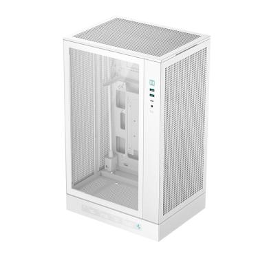 Imagem de Gabinete Gamer DeepCool CH270 Digital Mini Tower Vidro Frontal Branco