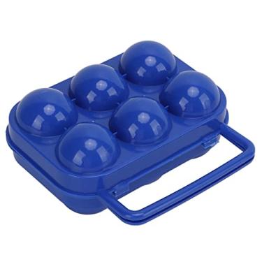 Imagem de ZJchao Porta-Ovos, Porta-Ovos Com Divisória Independente e Alça Portátil ABS 6 Grades de Armazenamento Recipiente de Ovos de Acampamento para Cozinha Doméstica Piquenique Ao Ar Livre Armazenamento