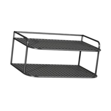 Imagem de Ｂｅｓｇａ Prateleira de roteador flutuante de alto desempenho, prática, resistente, de metal, para montagem em parede, acessórios para TV, DVD player, 30x26x13cm