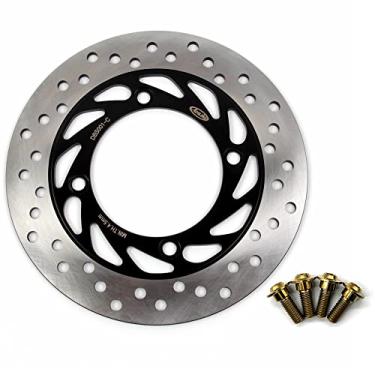 Imagem de Arashi Rotor de disco de freio traseiro com parafusos de montagem para Honda CB250 Two-fifty 91-06, FORZA 125 ABS 14-21, Silver Wing 400 06-08, CB400 Vtec 99-15, CB500 97-03, acessórios de motocicleta