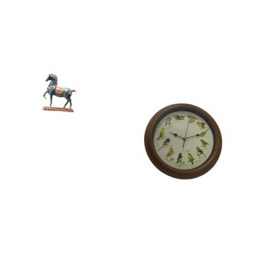 Imagem de Fenteer Estatueta de Cavalo em Formato de Canto de Pássaro em Pé para Mesa, Sala de Estar, Estante, Sala de Jantar, Casamentos, Decoração Feng Shui, Ornamento