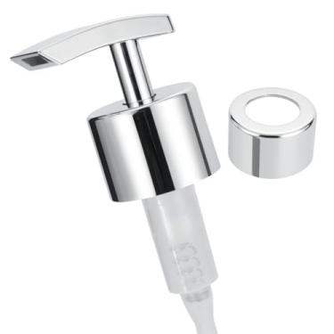 Imagem de Kit Válvula Saboneteira com Tampa Aromatizador - 5 Cores - Para Shampoo e Sabonete Líquido - Rosca 28/410(PRATA)