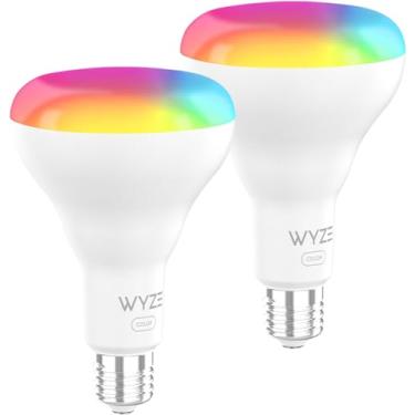 Imagem de Wyze Lifestyle Lâmpada Inteligente Color, Br30 Wi-Fi, 16 Milhões De Cores E Branco Ajustável, Compatível Com Alexa Google Assistente, Equivalente A 75 W, 950 Lm, Regulável, Temporizador, Cri>90, E26