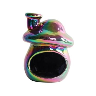 Imagem de Bothyi Queimador de incenso em formato de cogumelo, porta-, porta-velas, queimador de sálvia para decoração de mesa, presente de boas-vindas