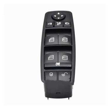 Imagem de Botão do interruptor de controle do vidro elétrico, interruptor mestre de controle do vidro elétrico 1698206710 para Mercedes-Benz W169 Classe A e W245 Classe B, 2004.09-2012.06