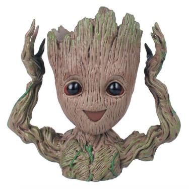 Imagem de Figura de vaso de flores Toy Baby Groot PVC 14 cm multicolorida