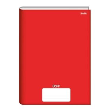 Imagem de Caderno Brochura 1/4 Capa Dura 96 Folhas Vermelho Stiff Jandaia