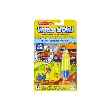 Imagem de Caderno e Caneta de Água Tema: Veículos - Melissa & Doug