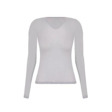 Imagem de Camiseta segunda pele fio 40 lupo, Branco, UNICO(38a44)