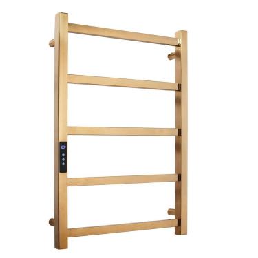 Imagem de Toalheiro Elétrico Aço Inox Display Digi 70X50 Dourado 220V