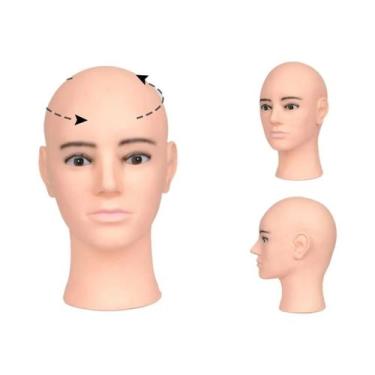 Imagem de Suporte Ajustável Para Cabeça De Manequim Para Exibição De Perucas Tre